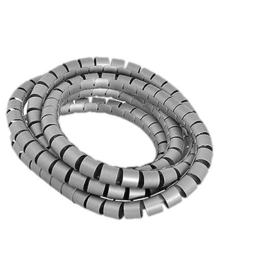 Organizator cabluri spiralat protectie birou diametru interior 25mm gri